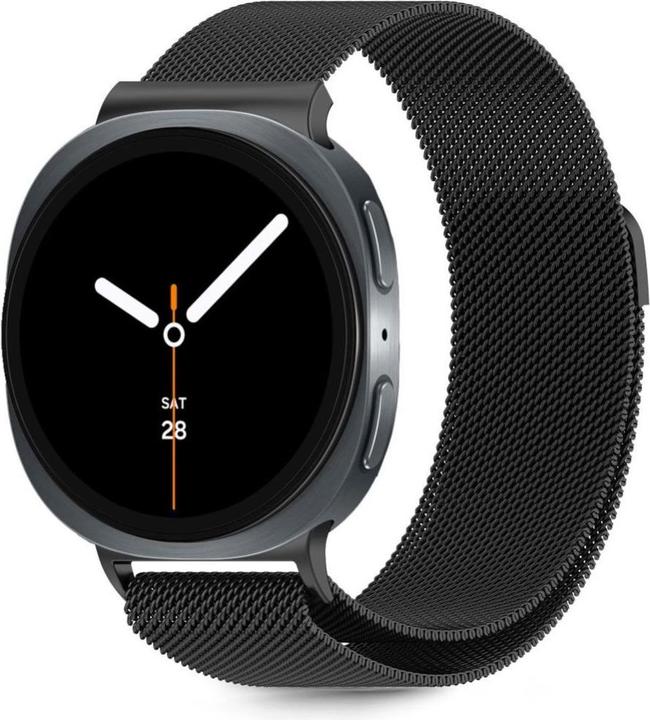 Actual product image Tech-Protect MilaneseBand für Samsung Galaxy Watch 40/44/46 mm - Schwarz (Stainless steel)