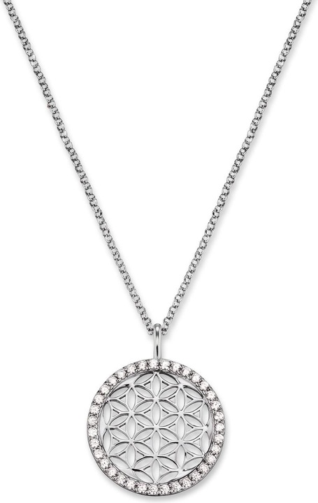 Produktbild Engelsrufer Balance Halskette Lebensblume (Silber rhodiniert, 925er Silber rhodiniert, 50 cm)