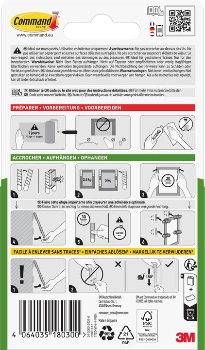 Image du produit Command Montage d'images Strips M (5.40 kg)