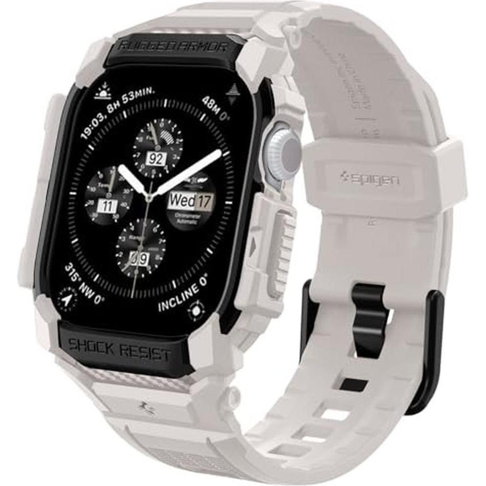 Spigen Beige Rugged Armor Pro, Accessori Per Smartwatch,