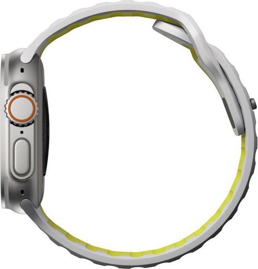 Produktbild Nomad Sport Band 42/44/45mm bicolor Lunar Gray/High Volta (Fluorkautschuk, 44mm)