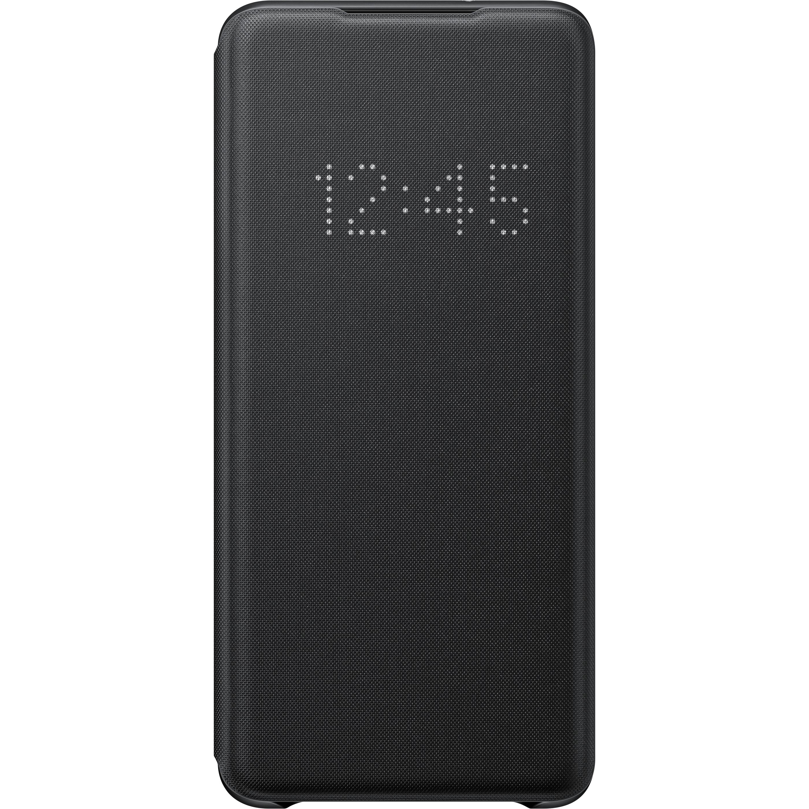 Samsung LED View Cover (Samsung Galaxy S20+, Samsung Galaxy S20+ 5G), Smartphone Hülle, Schwarz