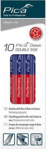 Produktbild Pica Markierstift Classic Double 559 17.5 cm SB (Blau, 10 x)