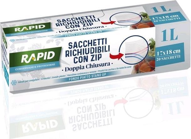 Produktbild Rapid Gefrierbeutel mit Zip 1 l (20x)