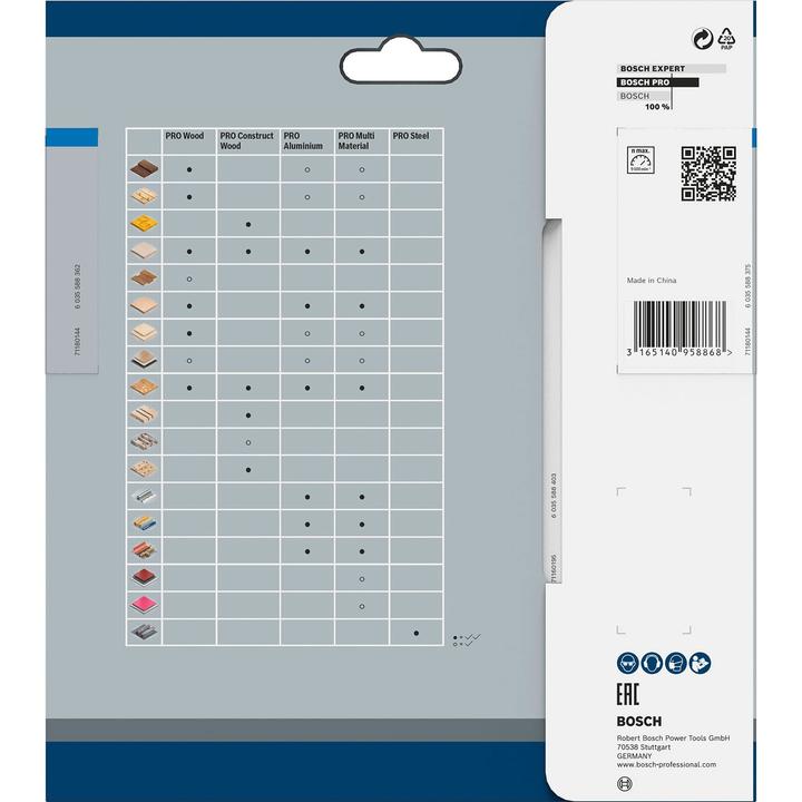 Produktbild Bosch Professional Zubehör PRO Aluminium cordless Kreissägeblatt, 165 x 1,8 x 30 mm