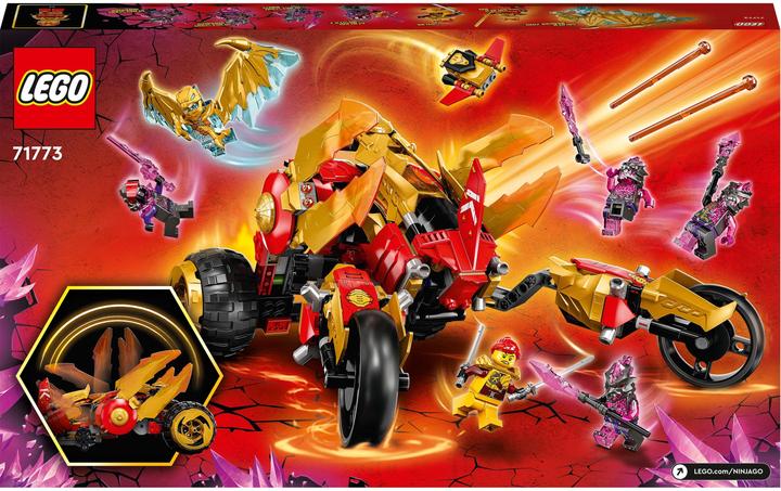 Productafbeelding LEGO Kai's Gouden Draken Raider (71773, LEGO Ninjago)