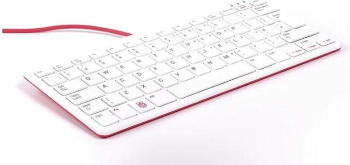 Actual product image Raspberry Pi Keyboard, AZERTY Red, White - (FR)