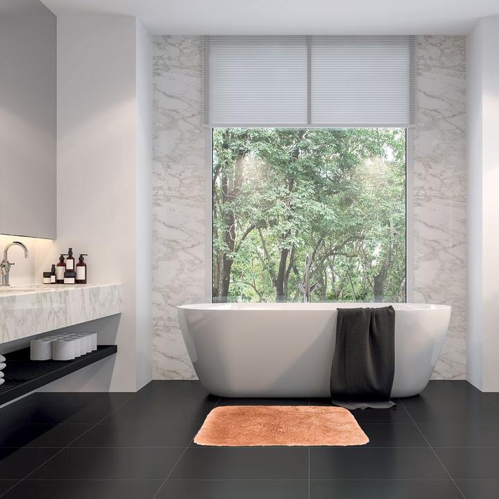 Actual product image spirella Fino bath mat 50x80 Peach (50 x 80 cm)