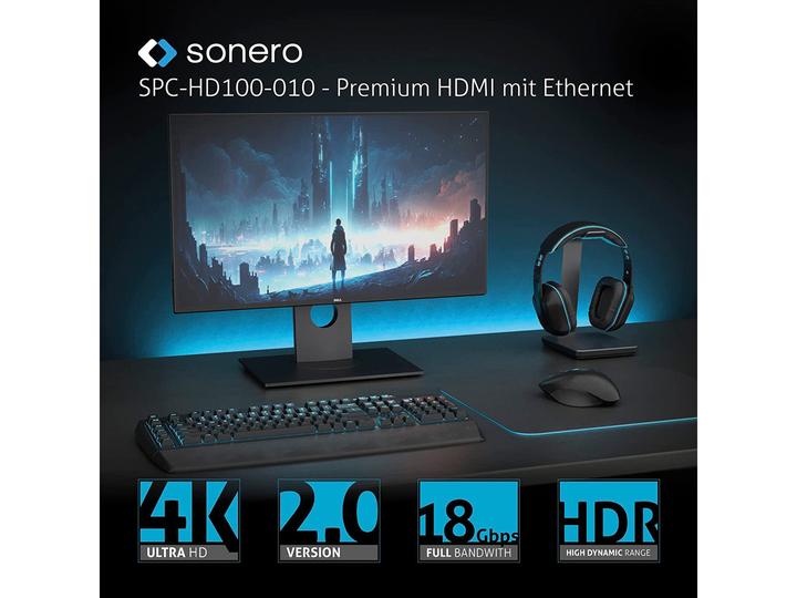 Produktbild Sonero HDMI (Typ A) — HDMI (Typ A) (1 m)