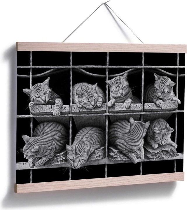 Produktbild Trenddeko Heine - Die Katze (30 x 24 cm)