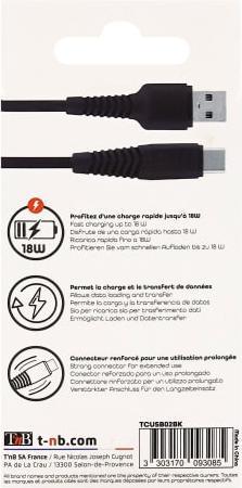 Actual product image T'nB TNB USB-C cable 2 metres (2 m, USB 3.2 Gen 1, 18 W)