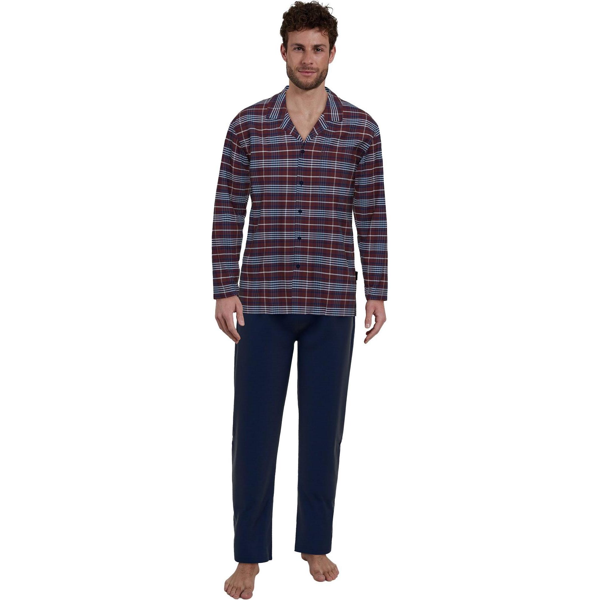 Thumbnail - Götzburg, Herren, Pyjama, Pyjama Casual Bequem sitzend, Mehrfarbig, (M)