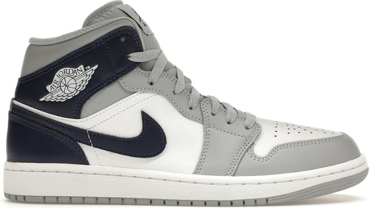 Produktbild Jordan 1 Mid Wolf Grey Midnight Navy (41)