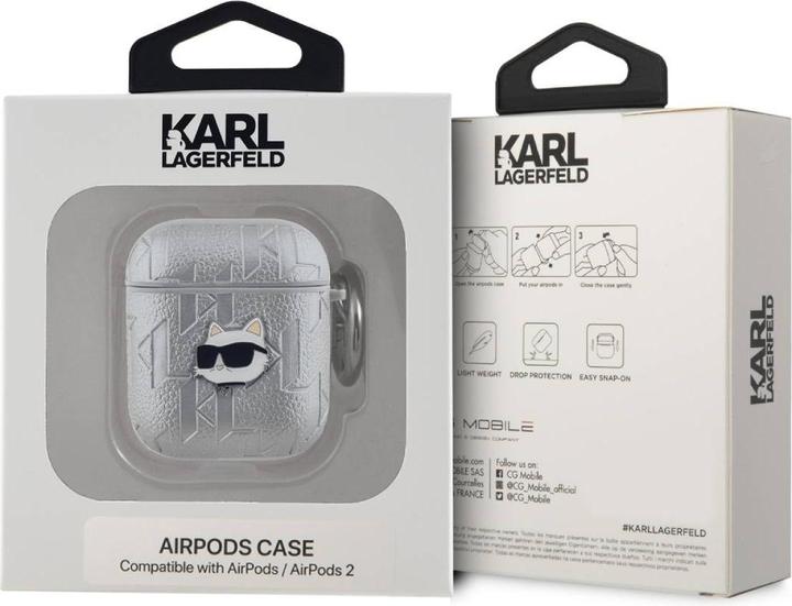 Image du produit Karl Lagerfeld AirPods 1/2 PU Étui pour casque Choupette imprimé (Manchon pour casque d'écoute)