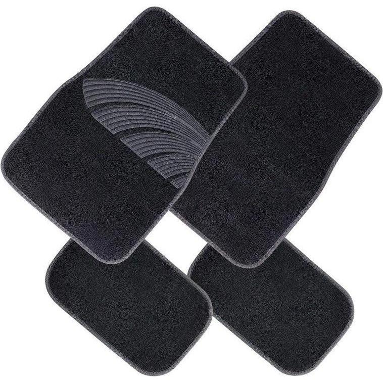 Autoserio, Autoteppich, TEXTILE CAR MAT SET THM-28272/1 (1 Set à 3 Fussmatten)