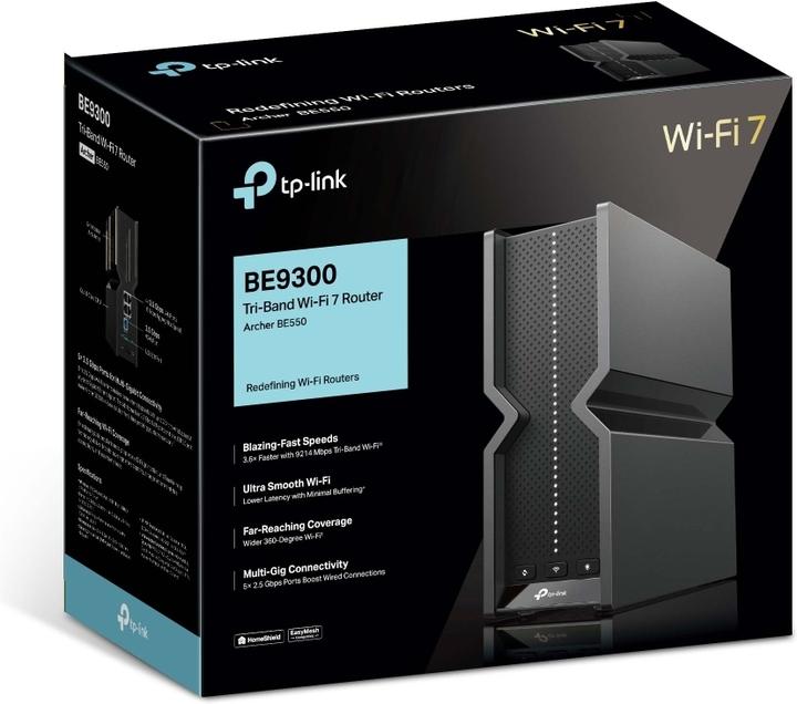 Productafbeelding TP-Link BE9300 Tri-Band Wi-Fi 7 router