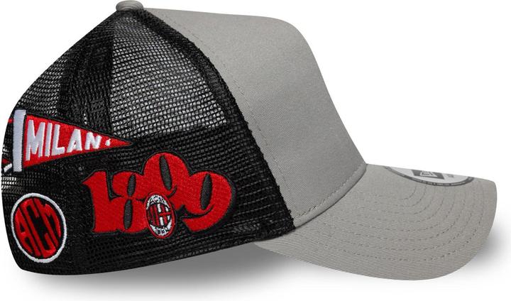 Actual product image New Era A-Frame Trucker Cap - Ac Mailand Grau