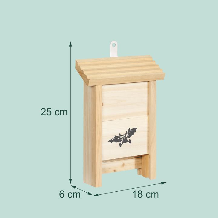 Produktbild Relaxdays 4x Fledermauskasten