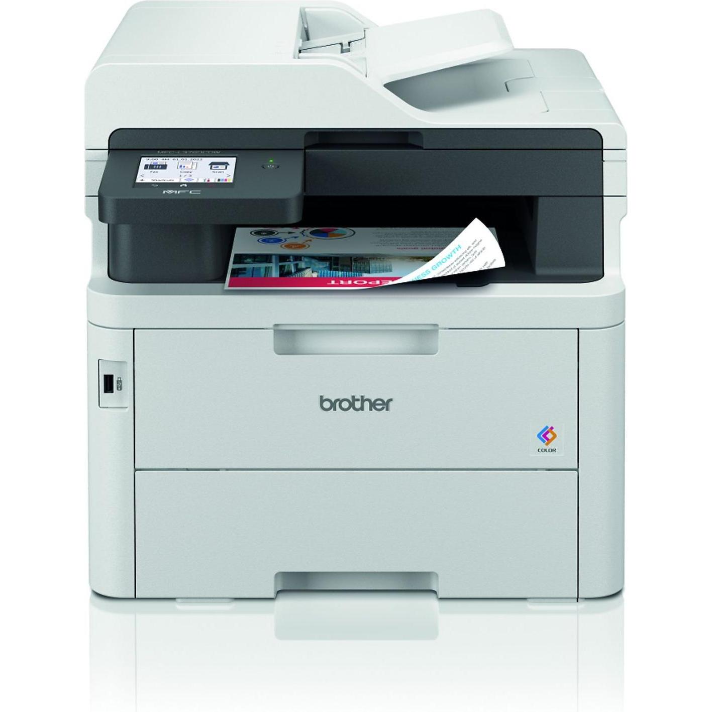 Brother MFC-L3760CDW (Laser, Farbe), Drucker, Grau