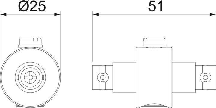 Produktbild OBO Bettermann Schutzgerät für Hochfrequenzleitungen 5093236