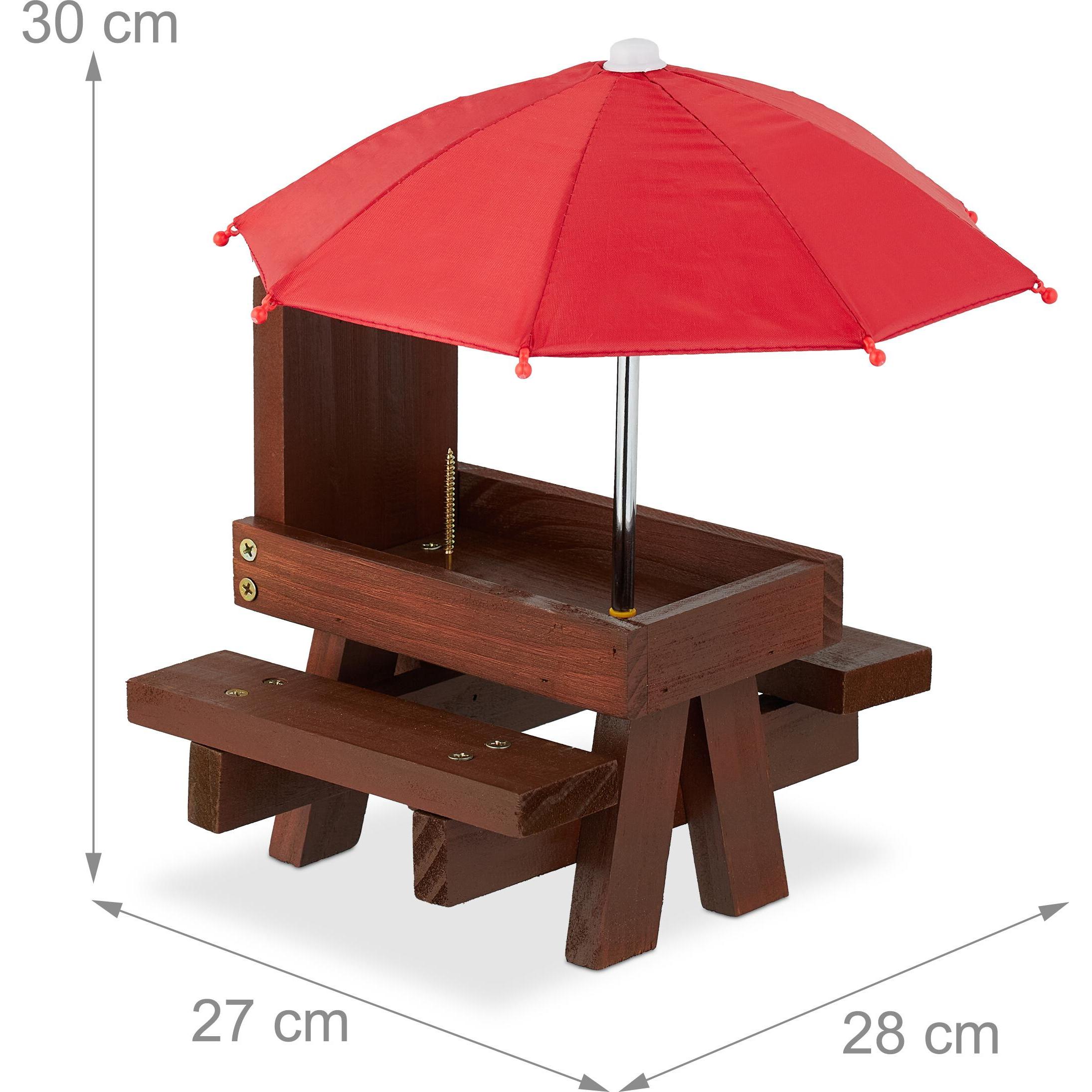 Thumbnail - Relaxdays Eichhörnchentisch, Vogelhaus