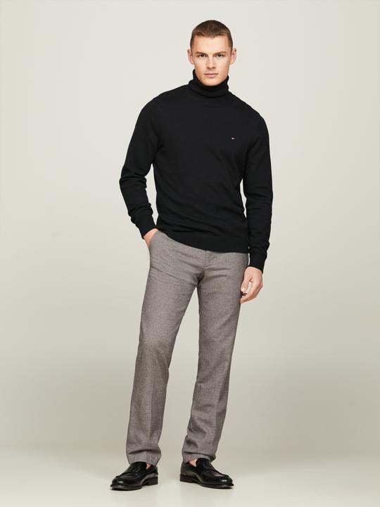 Actual product image Tommy Hilfiger Pima CTN Cashmere Pullover Roll Neck Black (S)