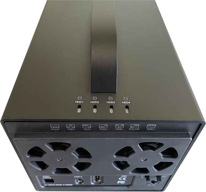 Actual product image LC-Power Geh 8.9cm (2x3,5") LC-35U3-RAID-4-HDMI (3.5")