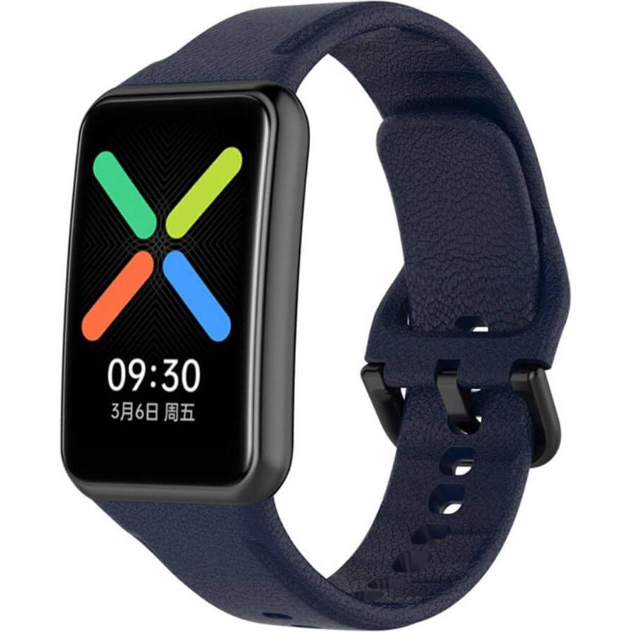 Cover-Discount OPPO Watch Free - Silikon Ersatzarmband blau (Silikon, Watch Free), Uhrenarmband, Blau
