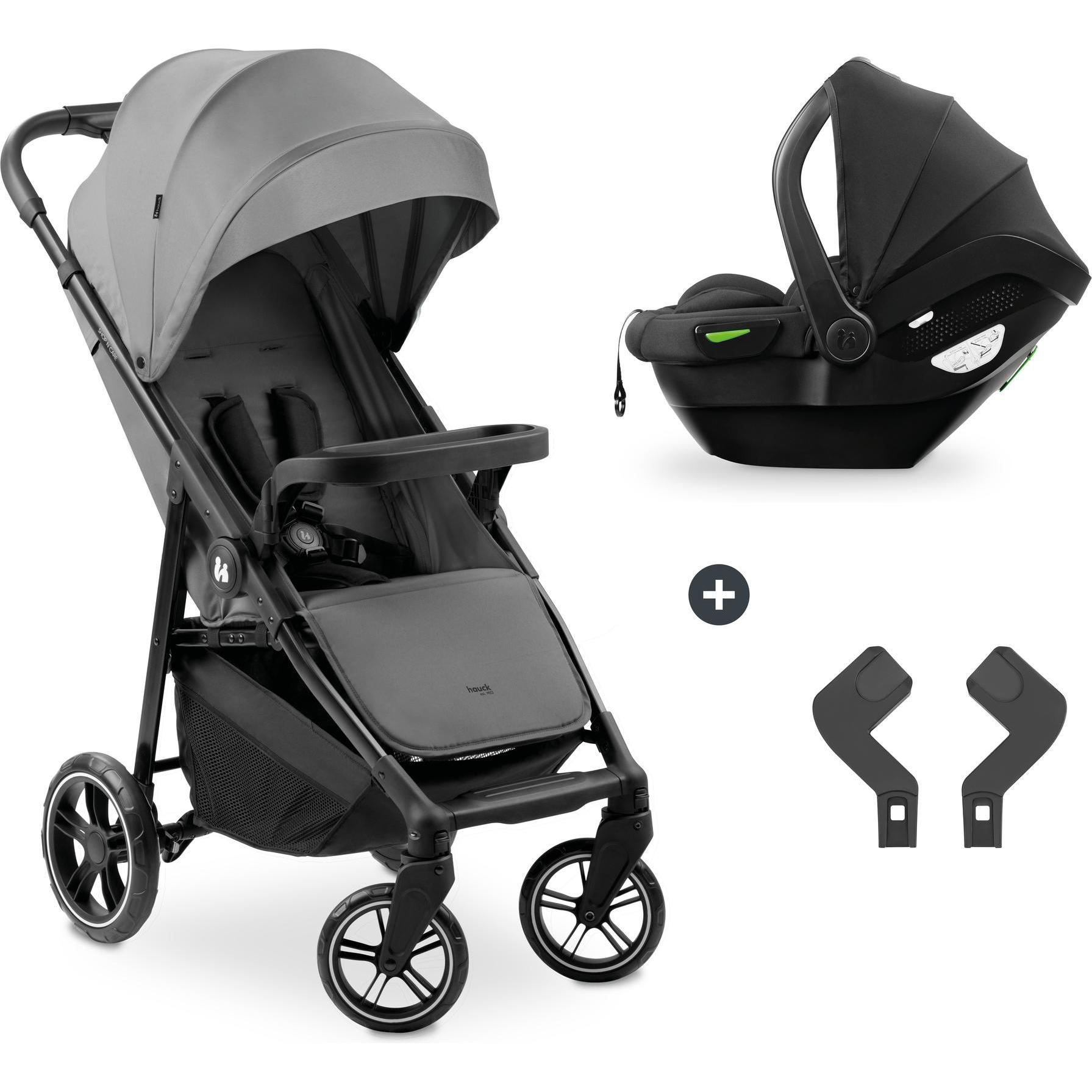 Hauck, Kinderwagen, Shop N Care Travel Set Grey