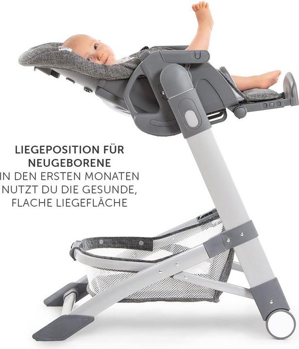 Actual product image Hauck Highchairs Highchair & baby lounger from birth - Grow Up Newborn Set (Highchair)