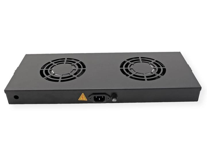 Produktbild Roline 19-inch fan unit 2 fans ON/OFF black