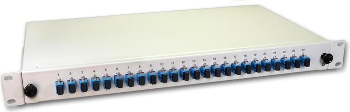 Image du produit Lightwin Boîte d'épissure FO, 24 fibres, 24x SC monomode, 9/125µm OS2 G657.A1 boîtes d'épissure en queue de (1.50 m)