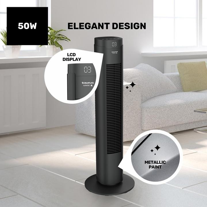 Immagine prodotto Taurus Turmventilator mit Fernbedienung (55 dB)