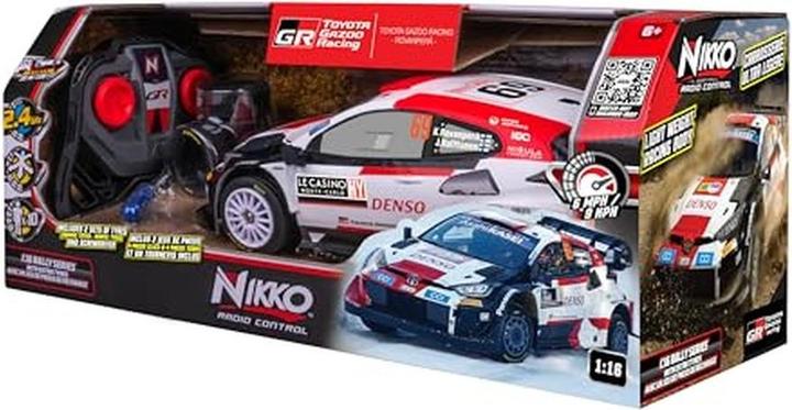 Actual product image Nikko RC 10402 Toyota Gazoo Rallye Racer #69 Rovanperä 1:16, remote-controlled car with extra set of tyres