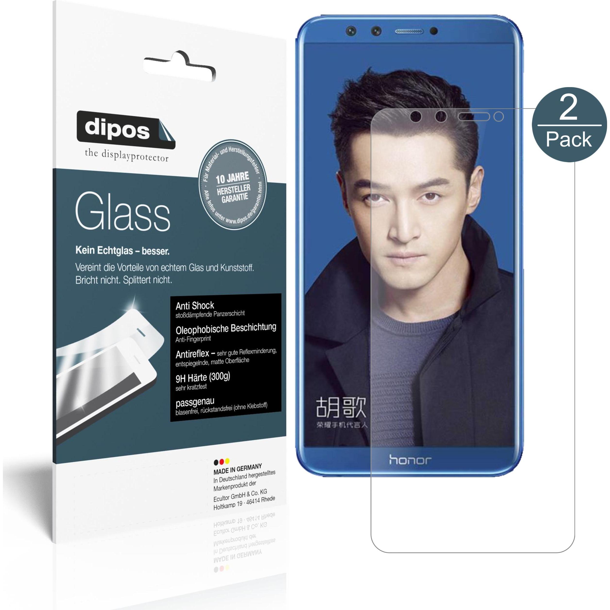 Thumbnail - Dipos Displayschutz Anti-Shock (2 Stück, Honor 9 Lite), Smartphone Schutzfolie, Transparent
