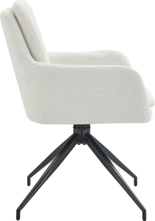 Actual product image CLP Pickett dining chair with 180 degree swivel function