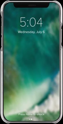 Produktbild Xqisit iPlate Glossy (Apple iPhone XS, Apple iPhone X)