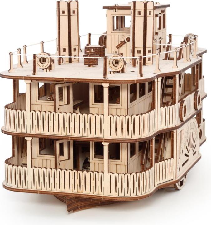 Eco Wood Art Paddle steamer "River Princess" - 3D wooden kit