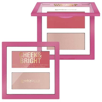 Produktbild Bellaoggi Cheek & Bright Cream Blush und Highlighter Palette Pink Shy (Pink Shy)
