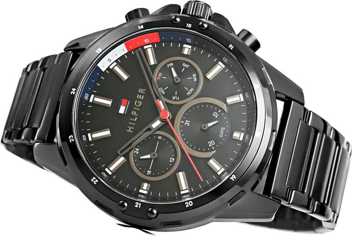 Productafbeelding Tommy Hilfiger Mason herenhorloge 1791935 + BOX (Chronograaf, 190 mm)