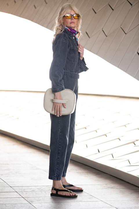 Actual product image reisenthel coolerbag M pocket herringbone sand (4.50 l)