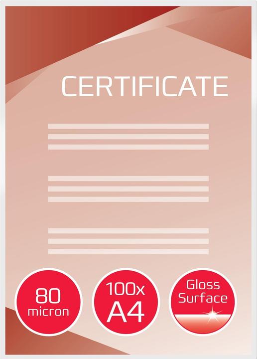 Actual product image GBC Laminierfolie (A4, 100 pcs., 80 µm)