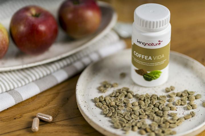 Image du produit Kingnature Capsules d'extrait de café vert (60 pièce(s), Capsules, 68 g)