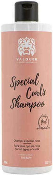 Valquer Professionelles Special Curl Shampoo für lockiges Haar 400ml - Sulfatfrei, Salzfrei, Vegan (400 ml, Flüssiges Shampoo)
