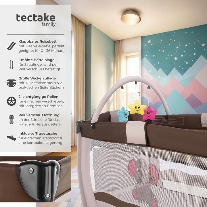 Produktbild tectake Elefant (60 x 120 cm)