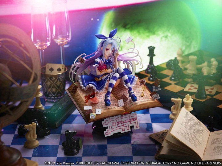 Actual product image Estream No Game No Life statuette 1/7 Shiro Alice in Wonderland Ver. 24 cm