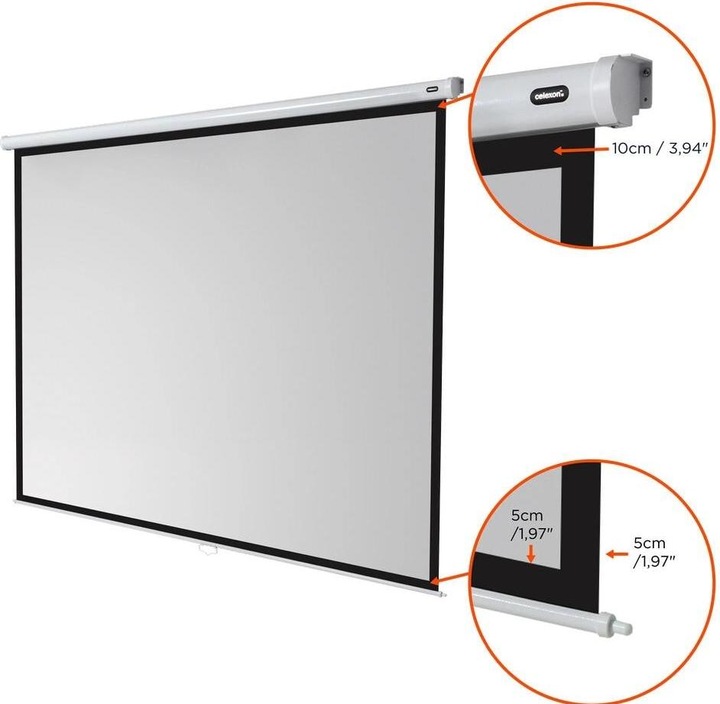 Actual product image Celexon Rollo Economy, Canvas, 4:3 (118.11", 4:3)
