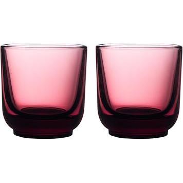 Fellow 2er-Set Pirch Cappuccino-Gläser, 190 ml, Rot, Bicchieri, Rosso