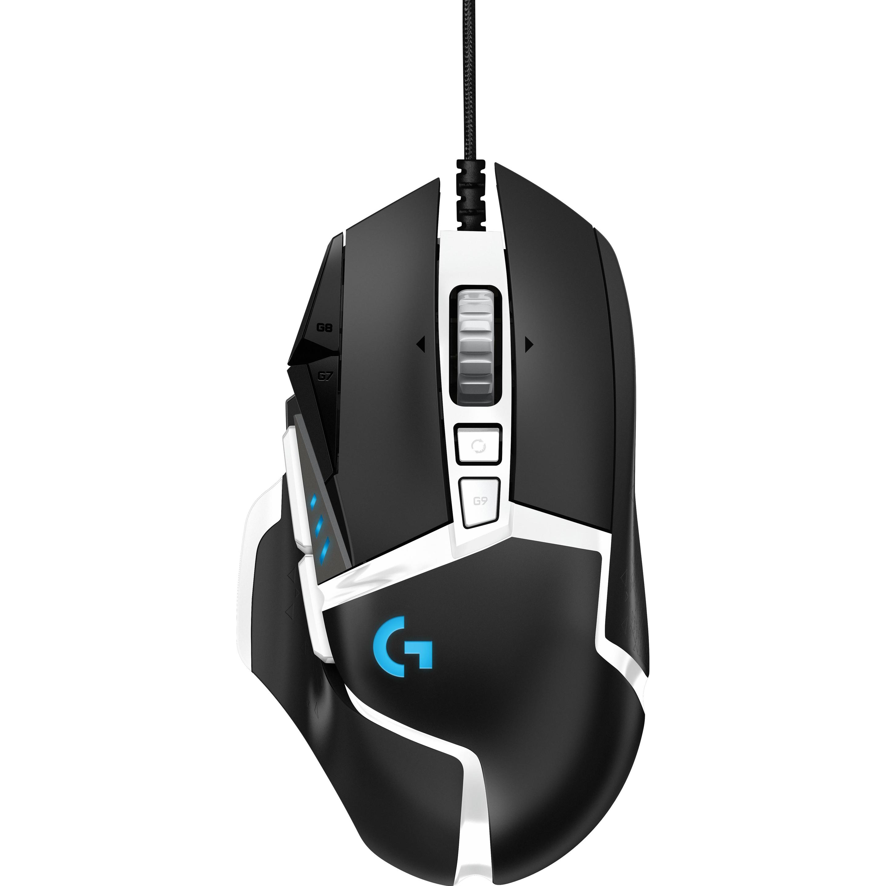 Logitech G G502 Hero (Kabelgebunden), Maus, Schwarz