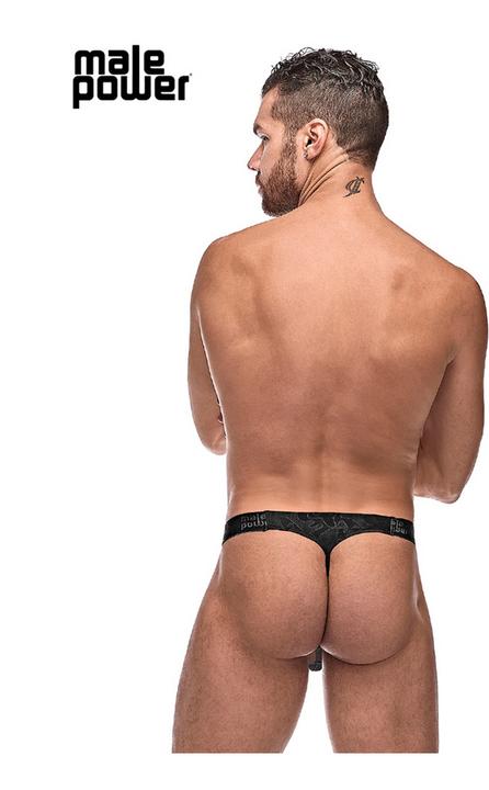 Image du produit Male Power Impressions - Micro G-String V - S/M - Black (M, S)